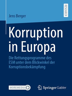 cover image of Korruption in Europa